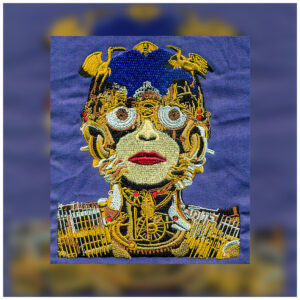 Professional embroidery digitizing patch design example by Ideal Patches
